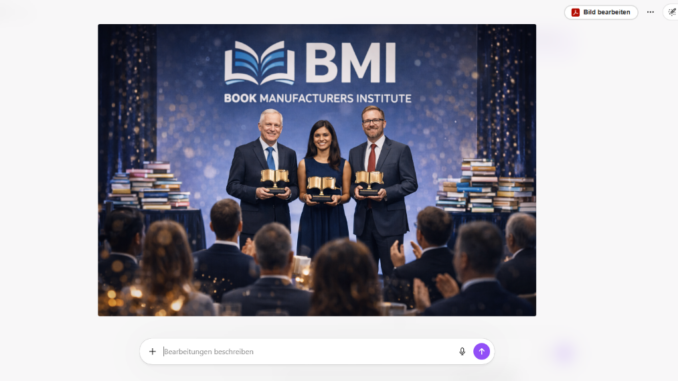Buchindustrie Book Manufacturers Institute Preisverleihung