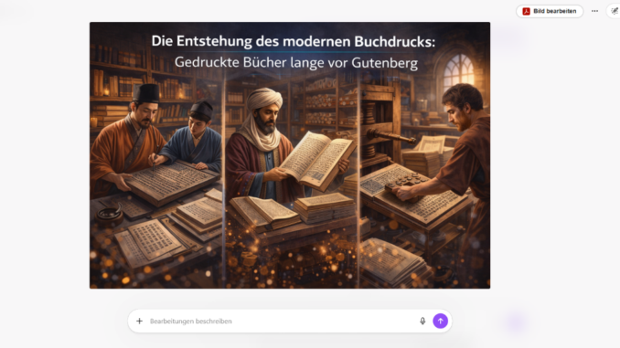 Entstehung moderner Buchdruck vor Gutenberg