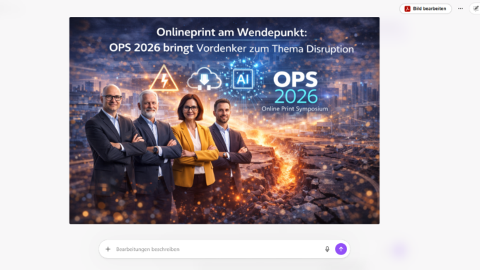 OPS 2026 Onlineprint Wendepunkt Disruption Vordenker