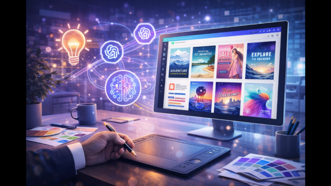 Canva mit ChatGPT und Claude – KI-gestütztes Design am kreativen Arbeitsplatz